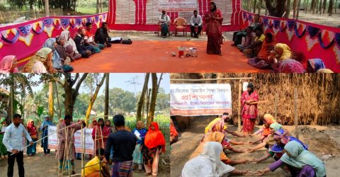 বীরগঞ্জে ইকো ভিলেজ ডিজাইন শিক্ষা বিষয়ক প্রশিক্ষণ অনুষ্ঠিত