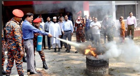 দুর্যোগের পূর্বাভাস প্রস্তুতি,বাঁচায় প্রাণ ক্ষয়ক্ষতি”এই প্রতিপাদ্যকে সমানে নিয়ে লালপুরে  জাতীয় দুর্যোগ প্রস্তুতি দিবস উদযাপন