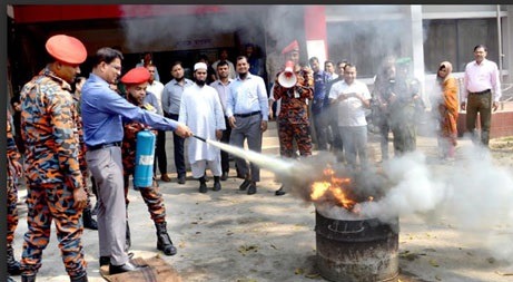 দুর্যোগের পূর্বাভাস প্রস্তুতি,বাঁচায় প্রাণ ক্ষয়ক্ষতি”এই প্রতিপাদ্যকে সমানে নিয়ে লালপুরে  জাতীয় দুর্যোগ প্রস্তুতি দিবস উদযাপন