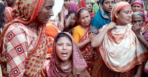 রংপুরে শিশু ধর্ষণের পর হত্যার ঘটনায় বাড়ীতে আগুন, ওসি অবরুদ্ধ
