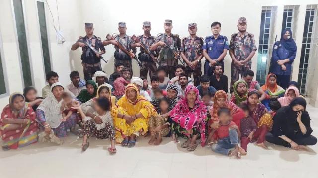 আবারো বিএসএফ মৌলভীবাজার সীমান্ত দিয়ে আরও ১৪ জনকে ঠেলে দিল