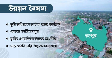 রংপুর অঞ্চলে চারটি অর্থনৈতিক অঞ্চল অনুমোদন পেলেও আটকে রয়েছে ভূমি অধিগ্রহণে