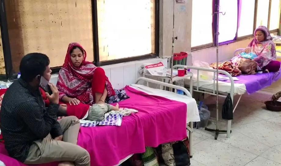 রংপুর মেডিকেল কলেজ হাসপাতালে হামে আক্রান্ত চার শিশু ভর্তি