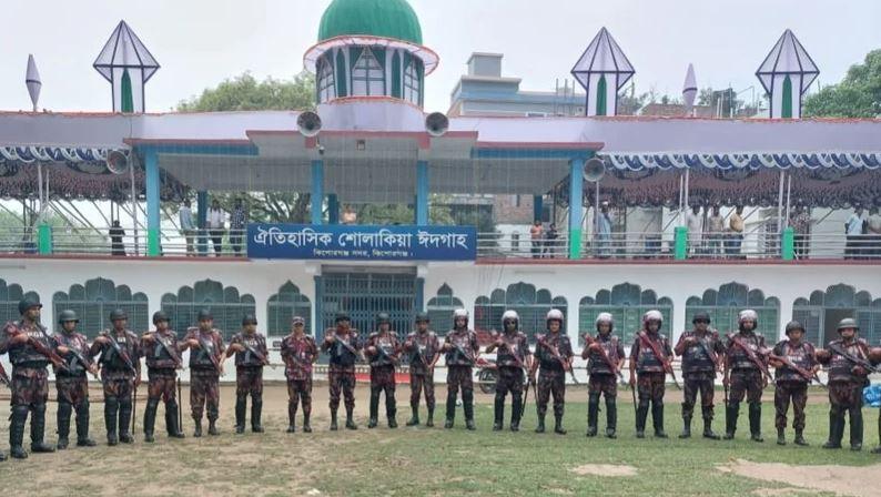 ঐতিহ্যবাহী শোলাকিয়া ঈদগাহে জামাত সকাল ১০টায়, নিরাপত্তায় ৫ প্লাটুন বিজিবি