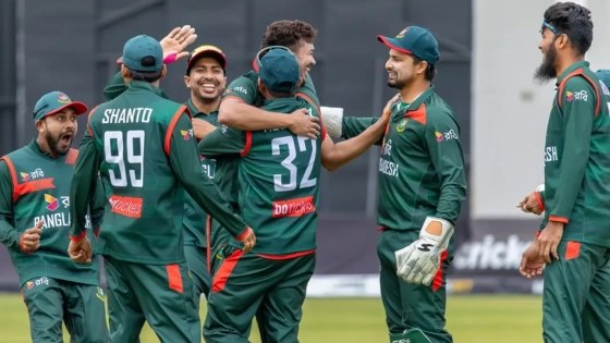 বাংলাদেশে প্রথম একদিনের ম্যাচে জিম্বাবুয়েকে পরাজিত করেছে বাংলাদেশ