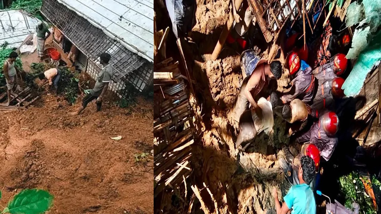 কক্সবাজারে পাহাড় ধসে ৯ জনের মৃত্যু, আহত অনেকেই