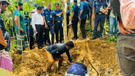 রাজনগরে স্ত্রীর হত্যার পর ১৯ দিন গোপন রাখা লাশ উদ্ধার