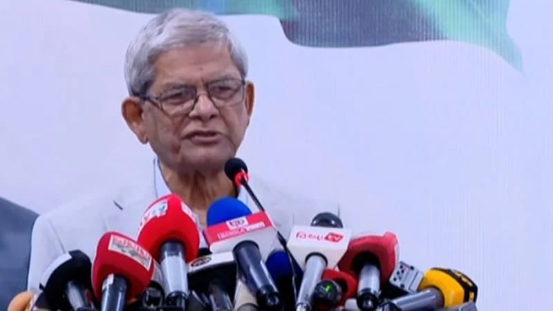 চীনের সঙ্গে বাংলাদেশের সম্পর্ক বিচ্ছিন্ন হবে না: মির্জা ফখরুল