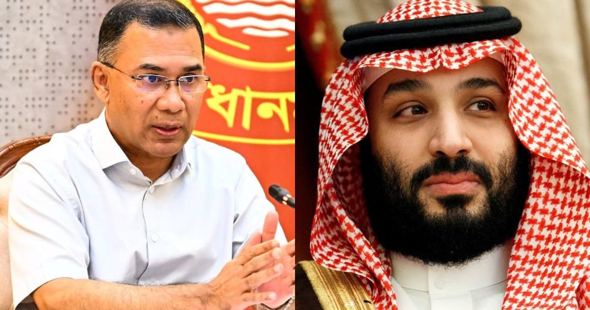 যুবরাজ সালমানের আমন্ত্রণে সৌদি সফরের জন্য প্রস্তুত প্রধানমন্ত্রী তারেক রহমান
